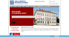 Desktop Screenshot of anoa.cz